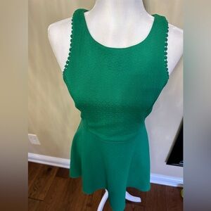 Aina Be Vibrant Green Mini Dress Small Boutique Vacation Summer